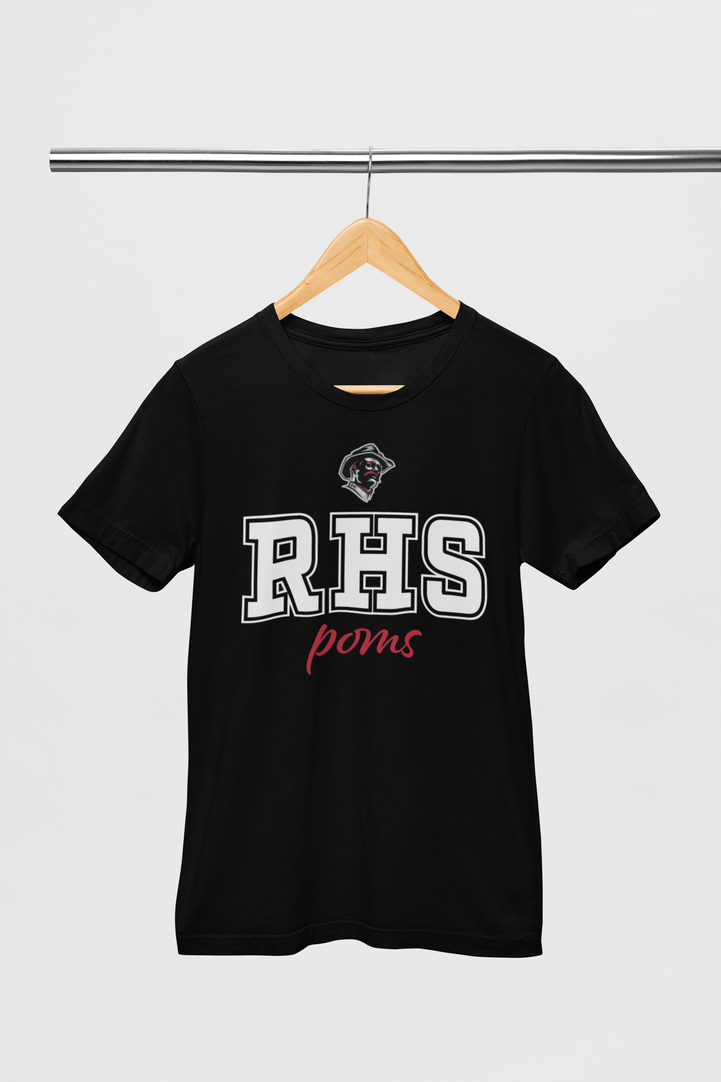 RHS Poms Block + Script Design w/Teddy Logo