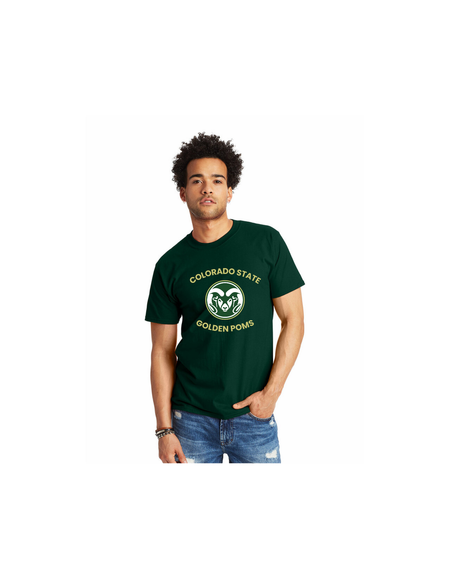 Men's short sleeve - Golden Poms