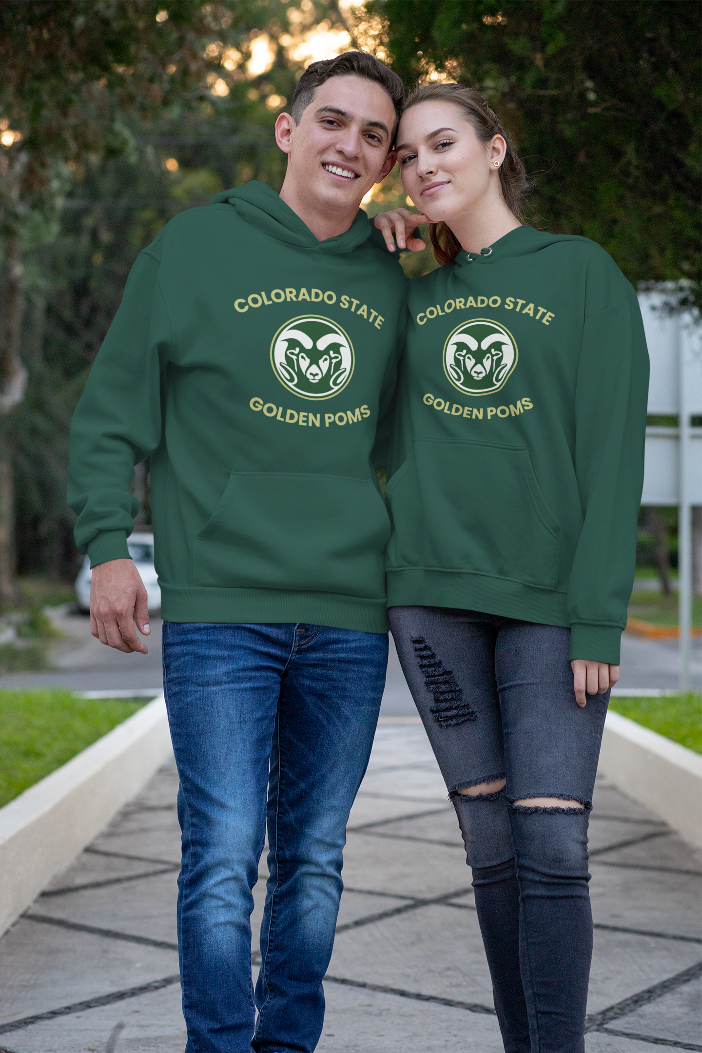Hoodie - Golden Poms - Unisex