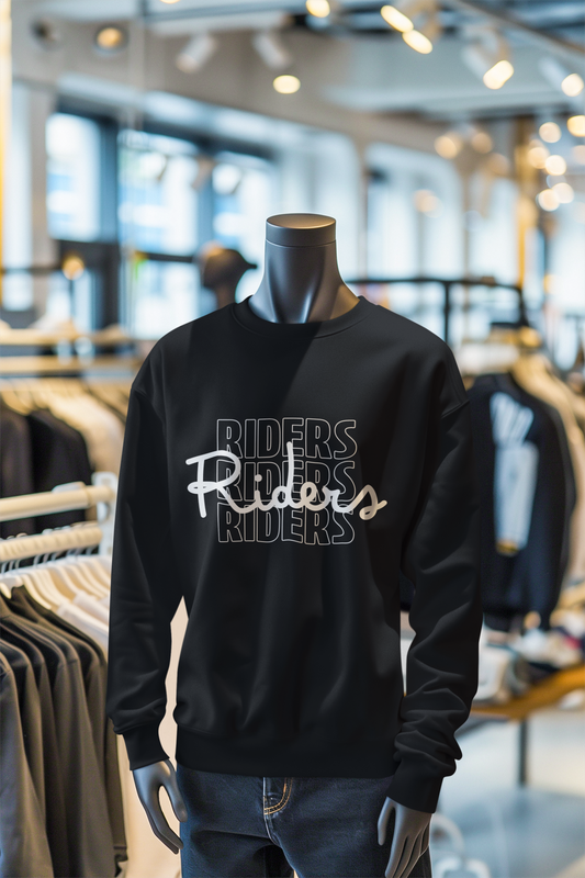 Bold Riders Overlay in White