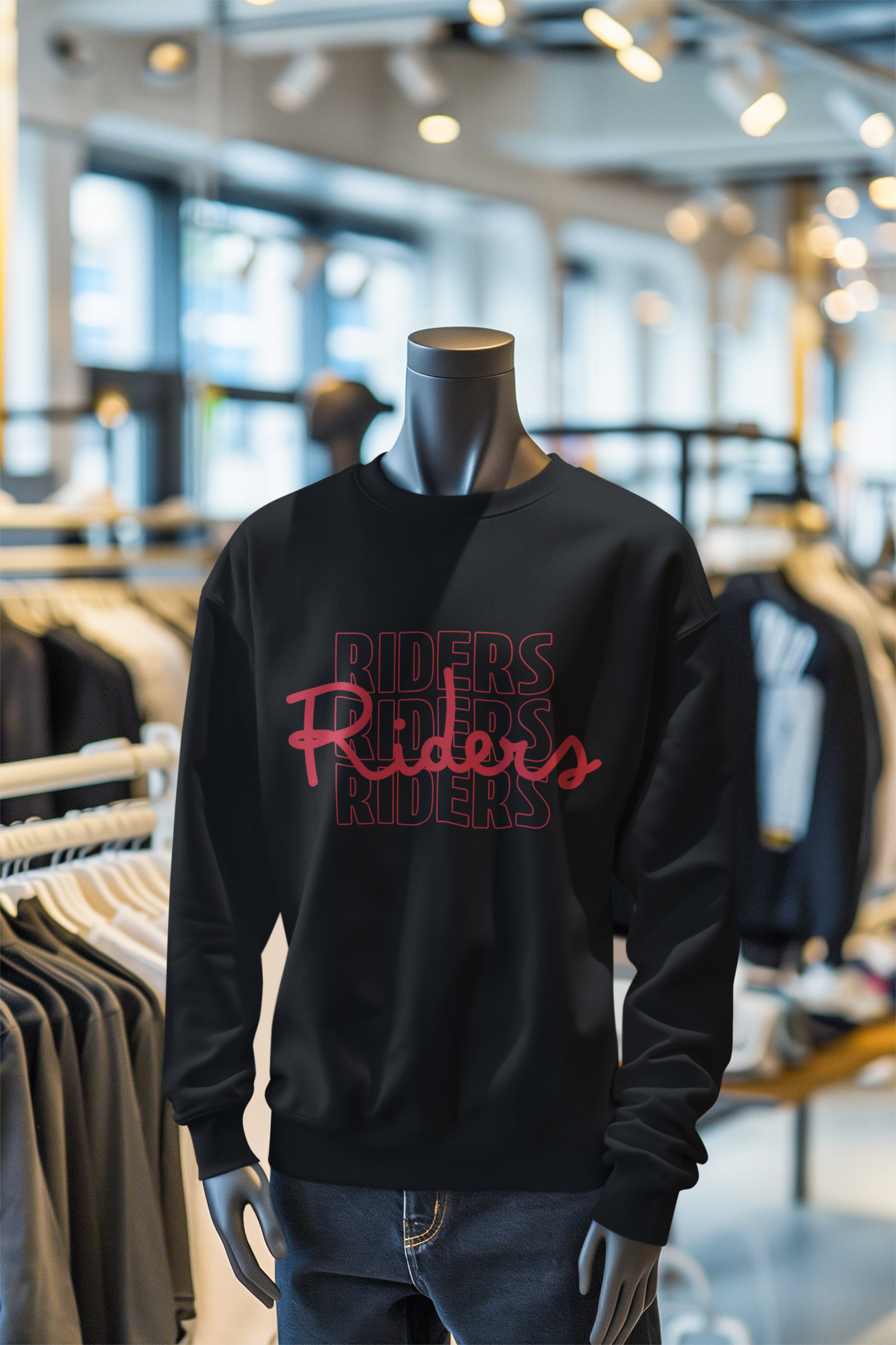 Bold Riders Overlay in Red
