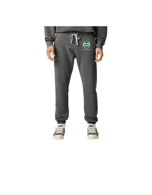 Women's Dark Grey Sweats - Golden Poms